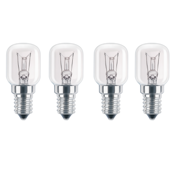 Preview: Vier Glühbirnen nebeneinander liegend